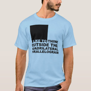 Camiseta Divertida Piensa Fuera de la Caja