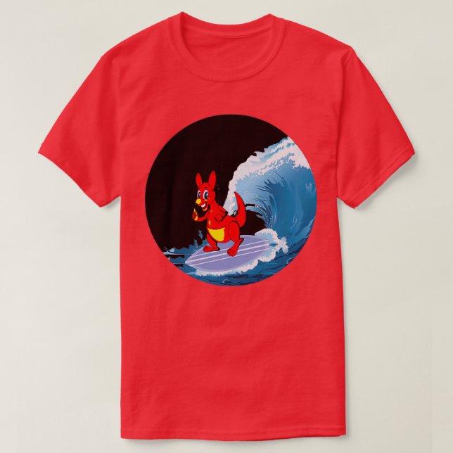 Camiseta divertida playa de Koungoro surf travel (Diseño del anverso)
