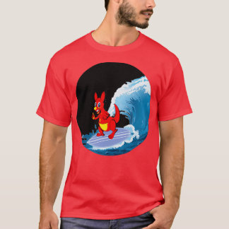 Camiseta divertida playa de Koungoro surf travel