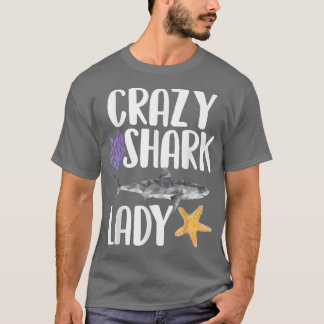Camiseta Divertida playa de tiburones océano amante vacacio