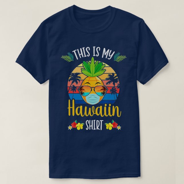 Camiseta Divertida Playa De Verano De Pineapple, Esta Es Mi (Diseño del anverso)