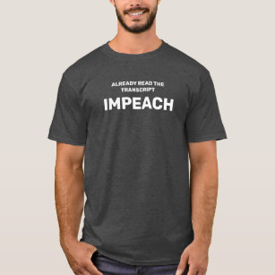 Camiseta Divertida política de destitución de Trump