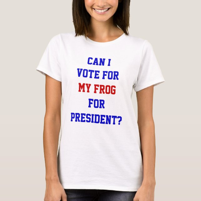 Camiseta Divertida Política Frotó Votos Por Cita Del Presid (Anverso)