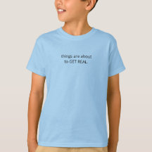 Camiseta divertida "PONERSE SERIO" | Color azul