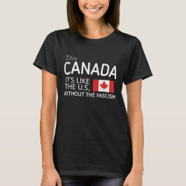 Camiseta Divertida Pro Canadá, Es como EEUU sin la