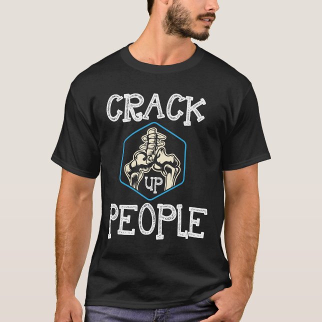 Camiseta divertida quiropráctica para romper perso (Anverso)