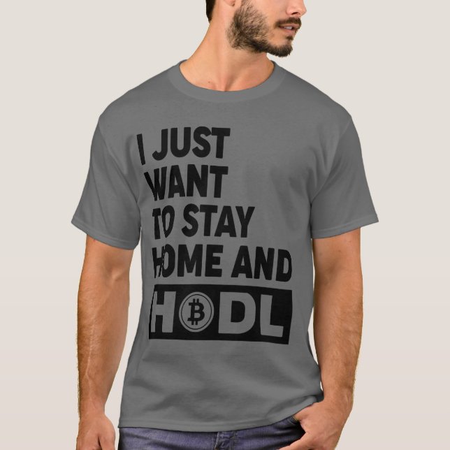 Camiseta divertida regalo de Bitcoin Crypto (dos l (Anverso)