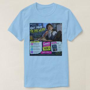 Camiseta divertida regalo de SlackerU para trabajo