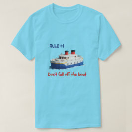 Camiseta Divertida - Regla #1 No Te Caigas del Bar
