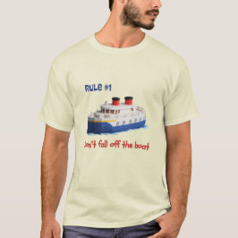 Camiseta Divertida - Regla #1 No Te Caigas del Bar