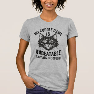Camiseta Divertida Retro de Gato para Amantes de l