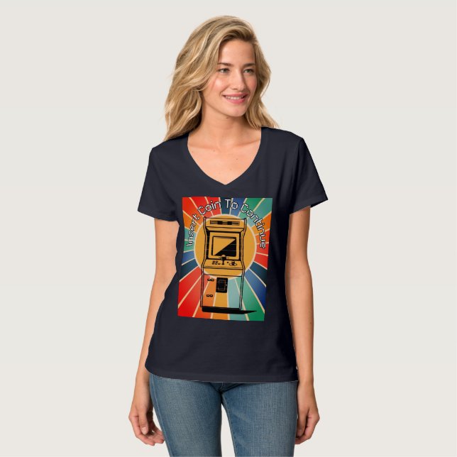 Camiseta divertida Retro Gaming (Anverso completo)