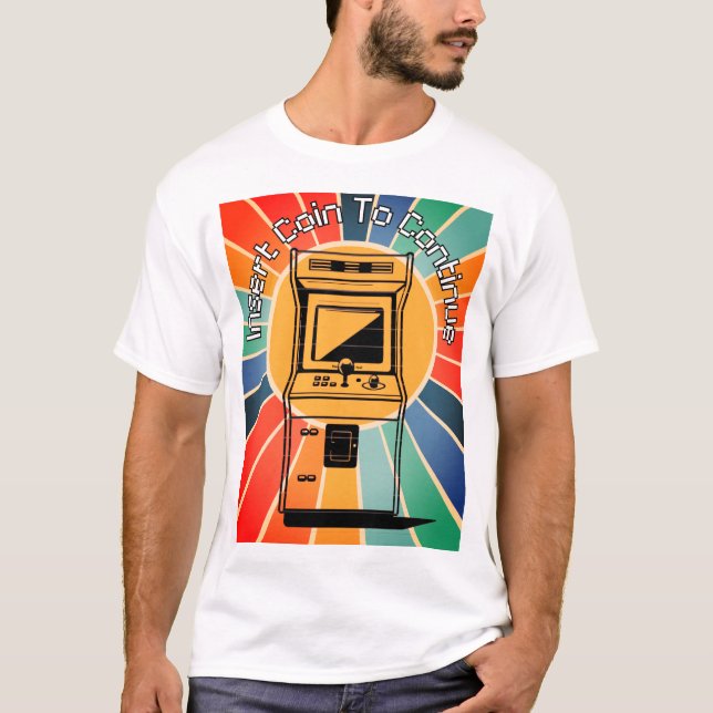 Camiseta divertida Retro Gaming (Anverso)