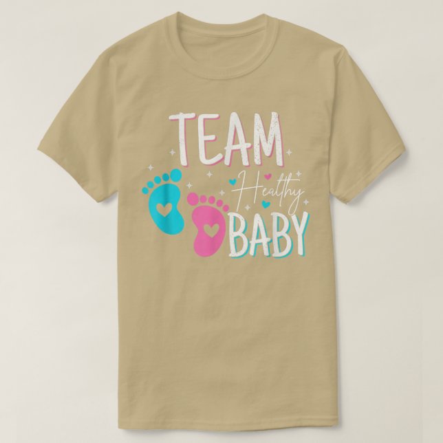 Camiseta Divertida revelación de género del equipo de fiest (Diseño del anverso)