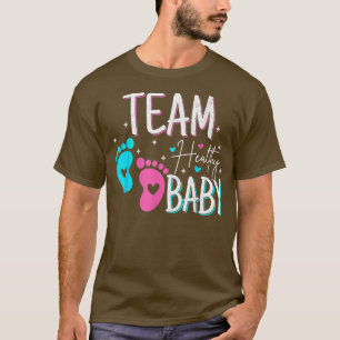 Camiseta Divertida revelación de género del equipo de fiest