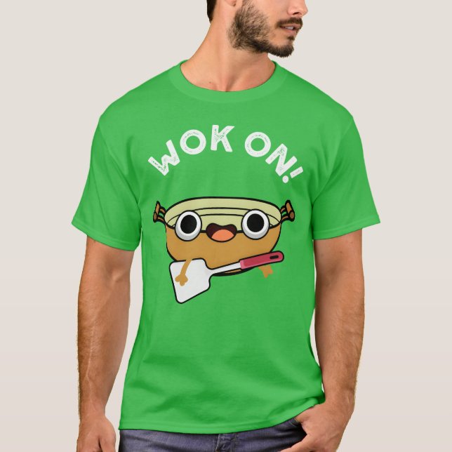 Camiseta Divertida Roca China Wok On amigo (Anverso)