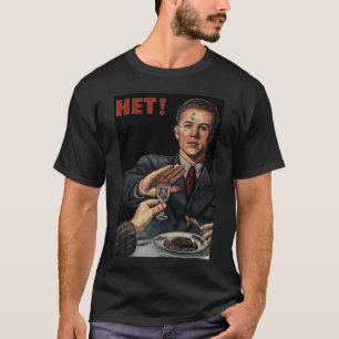Camiseta divertida rusa. Obra clásica neta del