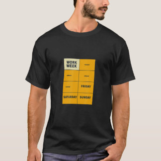 Camiseta Divertida Semana Divertida Durante La Semana