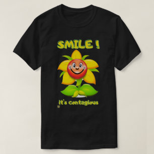 camiseta divertida "SMILE"