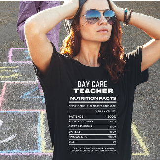 Camiseta divertida sobre nutrición de profesores d