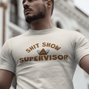 Camiseta Divertida Supervisor de Espectáculo Shhh