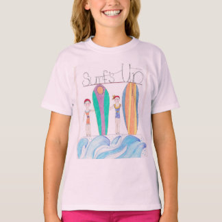 Camiseta divertida 'Surfs Up' para niños