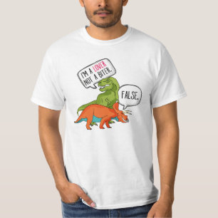 Camiseta Divertida T-Rex Dinosaurio Triceratops So