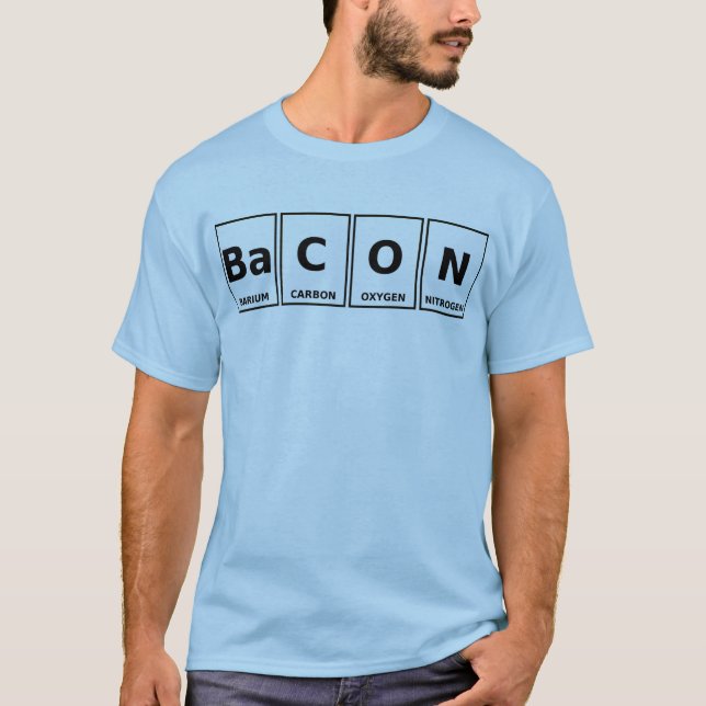 Camiseta Divertida Tabla Periódica de Elementos co (Anverso)