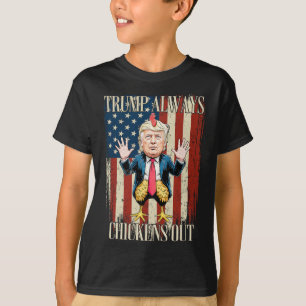 Camiseta Divertida Taco Trump Siempre se Echa para