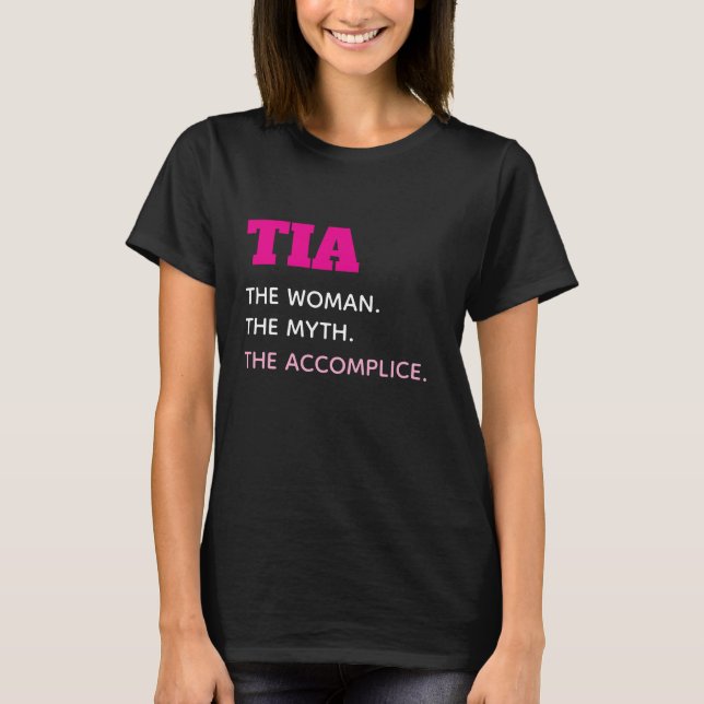 Camiseta Divertida Tía Tia (Anverso)