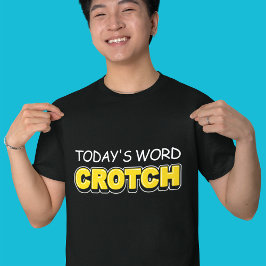 Camiseta Divertida tipografía de la palabra de hoy entrepie