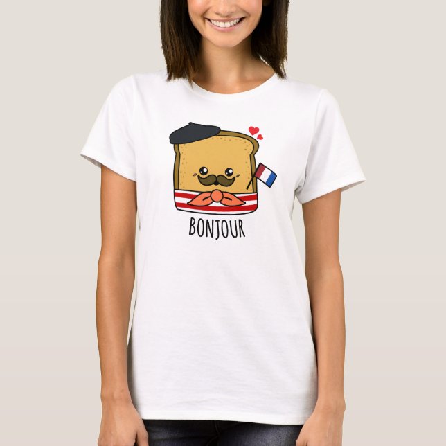 Camiseta Divertida tostada francesa (Anverso)