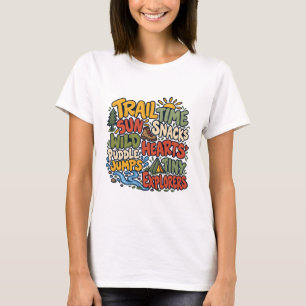Camiseta divertida Trail Time – Novedad adorable