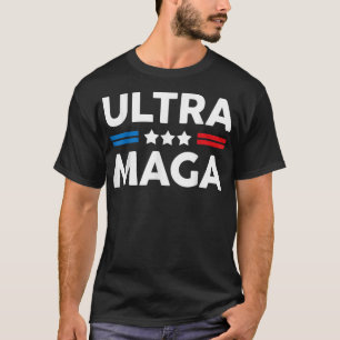 Camiseta Divertida Ultra Maga Bandera Americana Vintage Ult