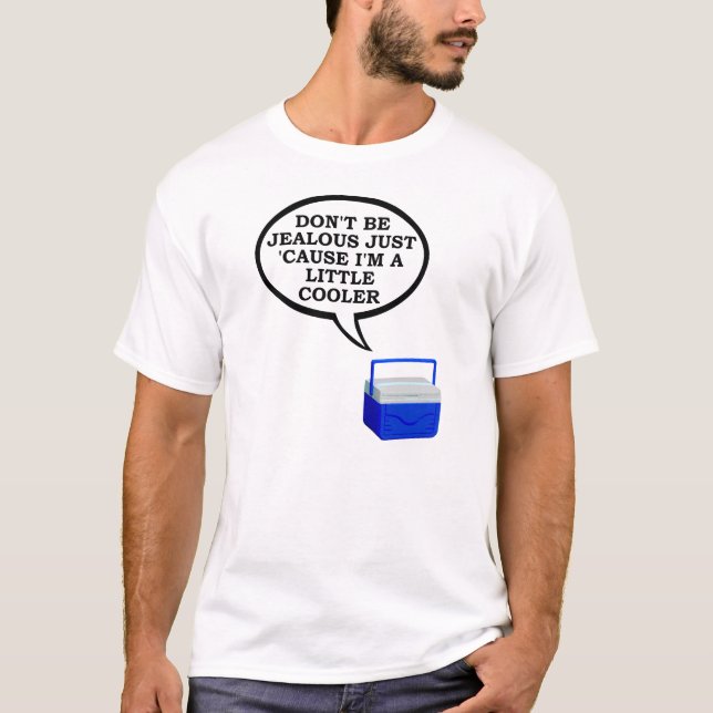 Camiseta divertida un poco genial (Anverso)