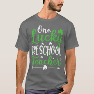 Camiseta Divertida Una Maestra De Preescolar Afortunada St