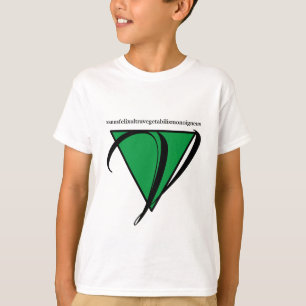 Camiseta divertida vegana para niños