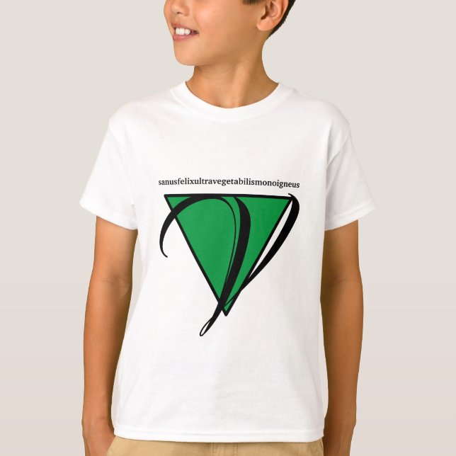 Camiseta divertida vegana para niños (Anverso)