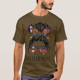 Camiseta Divertida vida de billar para las juventudes de la