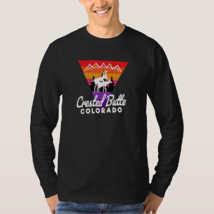 Camiseta Divertida vida silvestre Crested Butte Co Moose Mo