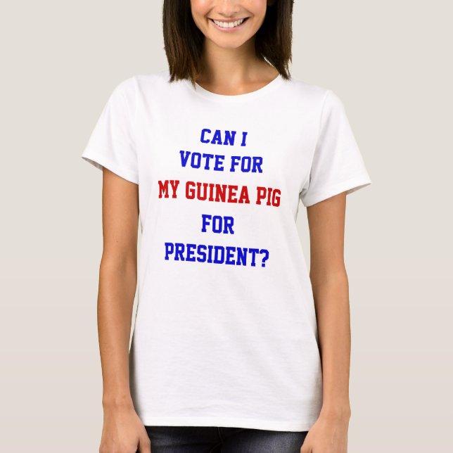 Camiseta Divertida votación política por cita del president (Anverso)