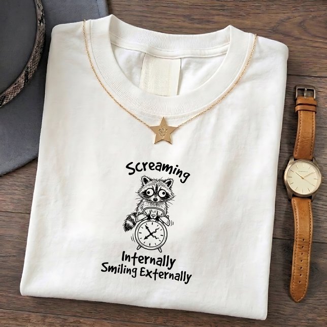 Camiseta divertida y descarada de mapache (Subido por el creador)