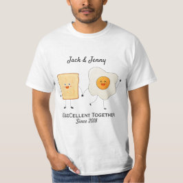Camiseta Divertida y divertida tostada feliz juntos