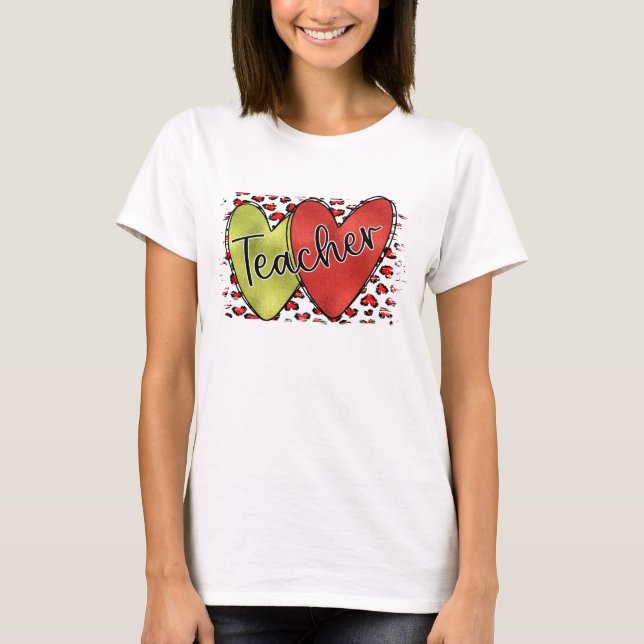 Camiseta divertida y educada de corazón (Anverso)