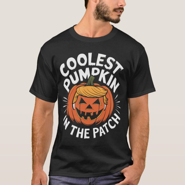Camiseta divertida y festiva de Halloween con una  (Anverso)