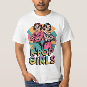 Camiseta Divertida y Linda de Chicas K Pop Regalo