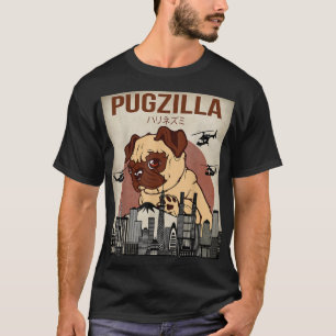 Camiseta divertida y linda para pug con pijama de 