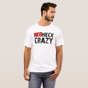 Camiseta divertida y loca de paleto blanca