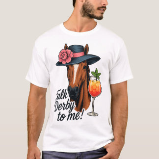 Camiseta Divertidas Charlas De Caballos Para Mí