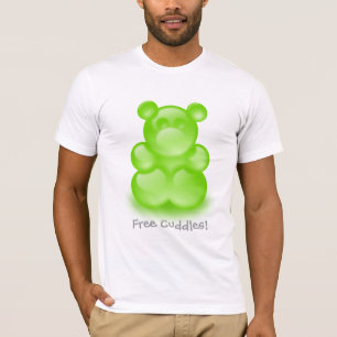 Camiseta Divertidas charlas gratis con oso de gelatina